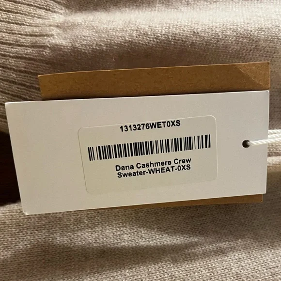 Reformation Sweater Dana Cashmere Crewneck Pullover Sz S - Picture 14 of 14